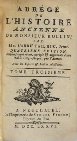 Abrégé de l'histoire ancienne, T. 3