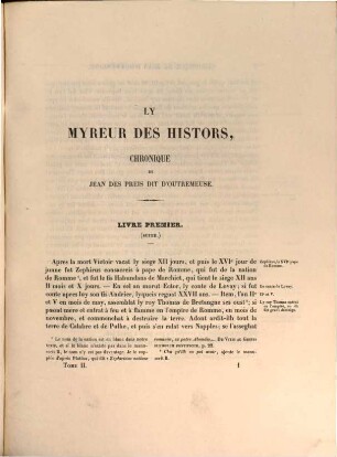 Ly myreur des histors, 2