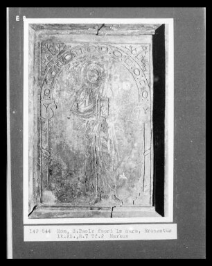 Porta Sacra: Markus (linker Flügel, Reihe 7, Tafel 2)