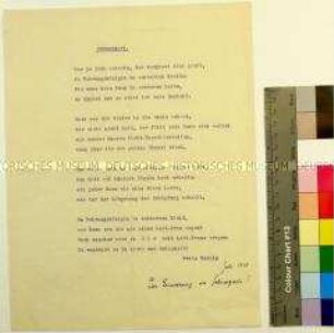 Gedicht "Schwarzort" von Fritz Kudnig