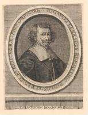 Johann Conrad Ruhmelius (= Hans C. Rummel), Dr. med. und Dr. phil., Stadtarzt; geb. 1597; gest. 1661