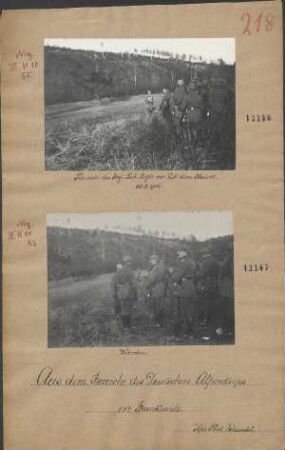 Parade des Inf.-Leib-Rgts. vor S. M. dem Kaiser