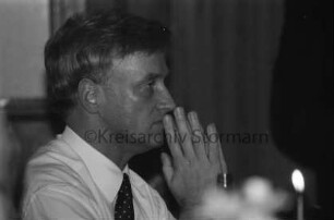 CDU: Wahlkampfveranstaltung zur Landtagswahl: Prahls Gasthof: Gastredner Vorsitzender der CDU-Fraktion in Hamburg Ole von Beust: 16. Januar 2000