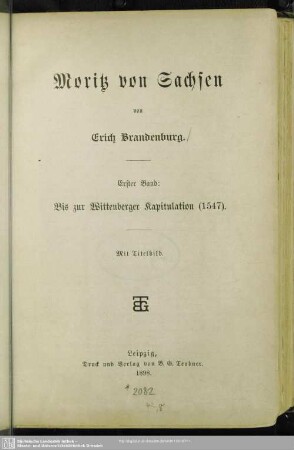 1: Bis zur Wittenberger Kapitulation (1547)