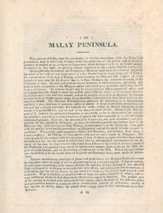 Malay Peninsula