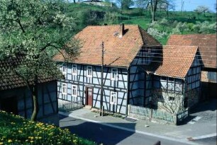 Fachwerkhaus Nr. 29, Traufseite; Kellerhaus