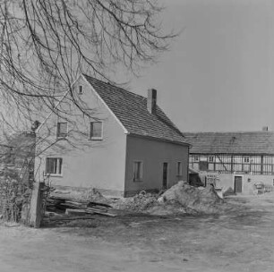 Purschwitz. Wohnhaus. Hofansicht