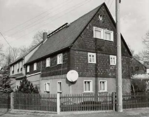Neukirch, Wohnstallhaus : Neukirch. Eckansicht eines Wohnstallhauses