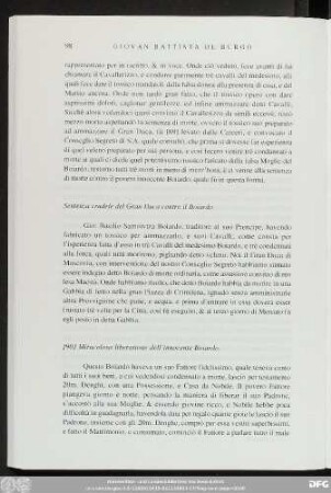 Sentenza crudele del Gran Duca contro il Boiardo