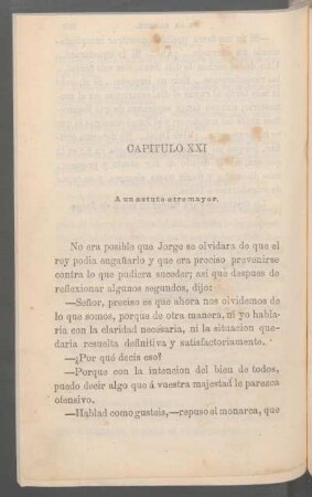 Capítulo XXI - A un astuto otro mayor.