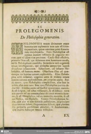 Ex Prolegomenis