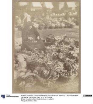 Auf dem Hopfenmarkt (aus dem Album "Hamburg: Land und Leute der Niederelbe", Nachträge)