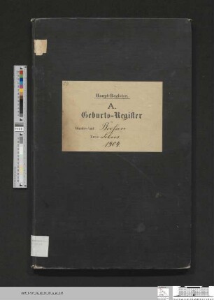 Geburtsregister Booßen 1904