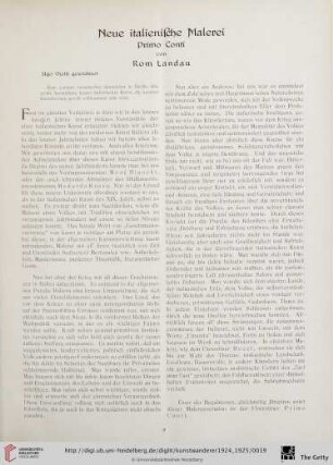 6/7: Neue italienische Malerei : Primo Conti