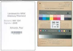 Entnazifizierung Paul Schunck , geb. 03.08.1895 (Technischer Angestellter)