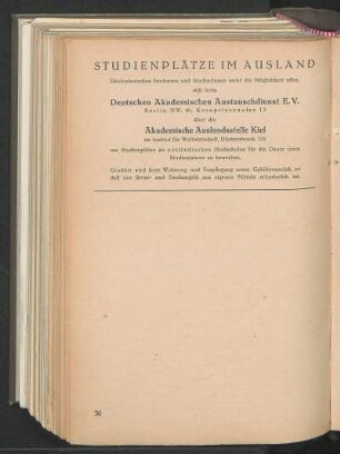 Studienplätze im Ausland