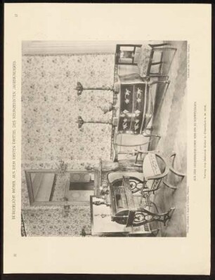 Taf. 17. Damenschreibtisch, Kommode, Sitzmöbel aus Schwetzingen.