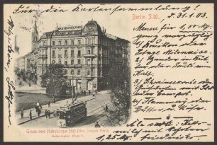 Ansichtskarte "Gruss vom Habsburger Hof", Askanischer Platz 1