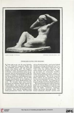 Zwischen Gotik und Rokoko