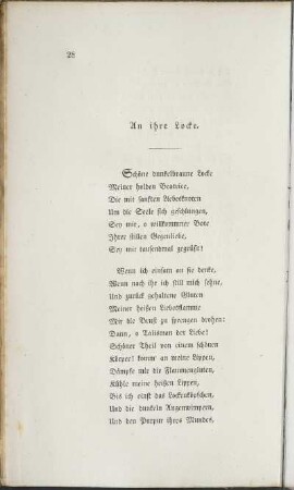 An ihre Locke