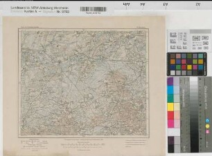 Deutsches Reich Karte des Deutschen Reiches Nr. 257 Haselünne 1903 1 : 100 000 28 x 34 Kartographische Abteilung der Preußischen Landesaufnahme Benkhausen