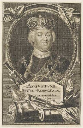 Bildnis des Augustus III. Rex. Pol.