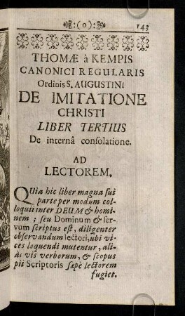 143-153, Caput I - III