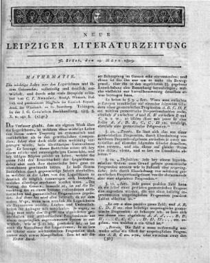 1809-03-24 : 36. Stück