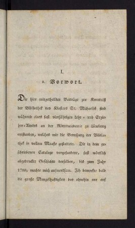 III-VI, 1. Vorwort