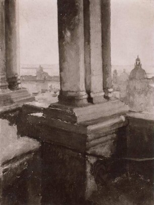 Blick auf den Lido von Venedig