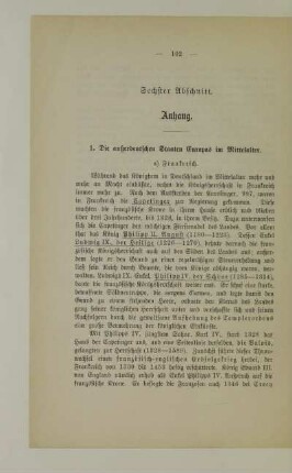 Sechster Abschnitt. Anhang