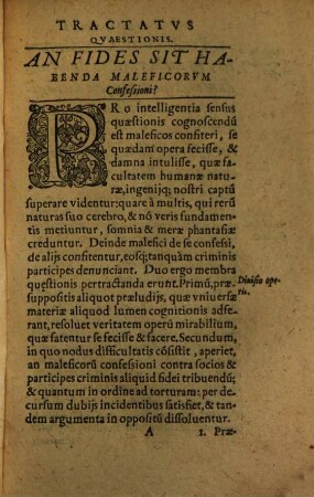 Tractatus de confessionibus maleficorum & Sagarum an et quanta fides iis adhibenda sit