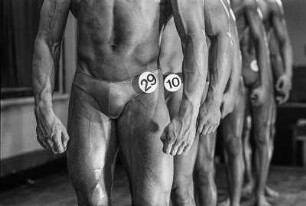 Bodybuilding-Wettbewerb im 'Haus des Handwerks', Bielefeld