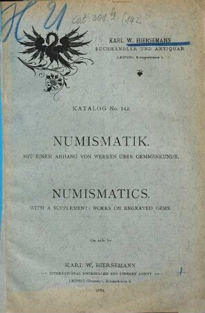 Katalog. 142. 1894