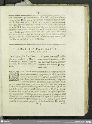 Dominica Paschatos Marc. XVI. vs. 1.