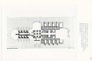 Archäologisches Institut, Berlin-Schöneberg (Diplomarbeit bei Bernhard Hermkes): Grundriss