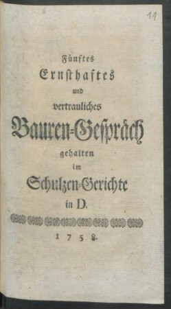 5: ... gehalten im Schulzen-Gerichte in D.