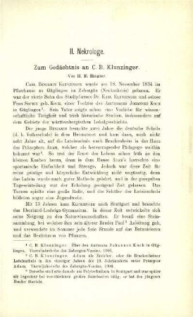 II. Nekrologe