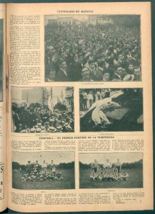Football. - El primer partido de la temporada