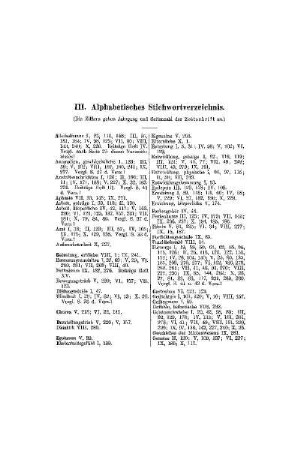 Alphabetisches Stichwortverzeichnis