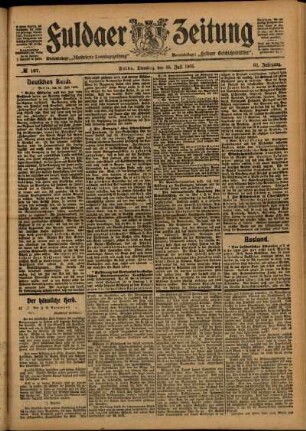 Ausgabe vom Dienstag, den 25. Juli 1905.
