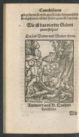 Wie ist das vierdte Gebott zuverstehen?
