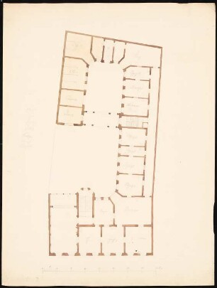 Palais Wilhelmstraße 70a, Berlin Umbau: Grundriss Erdgeschoss