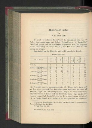 Historische Notiz.