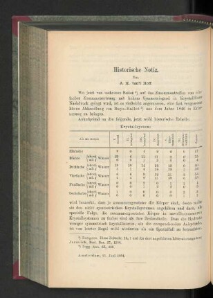 Historische Notiz.