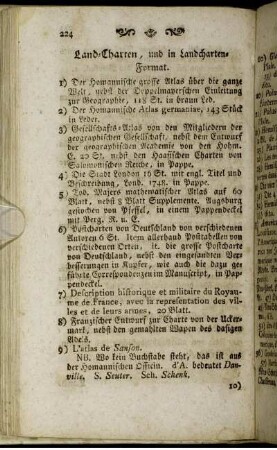 Land-Charten, und in Landcharten-Format