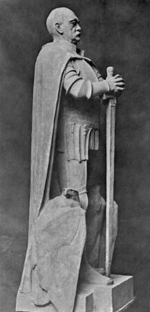 Modell für die Figur des Reichskanzlers Bismarck