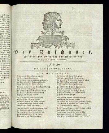 No. 57 - 12. Mai 1821