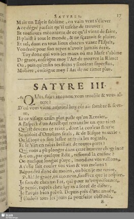 Satyre III.