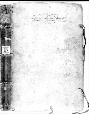 Ludovici Buccaferrae expositio in Aristotelis libros de generatione et corruptione, quam incepit 2. Martii anno 1536, vol. 2 - BSB Clm 87